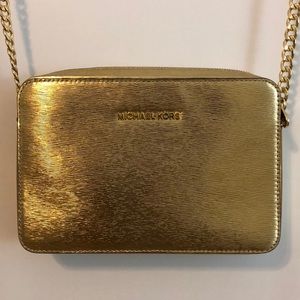 Excellent condition gold Micheal Kors bag